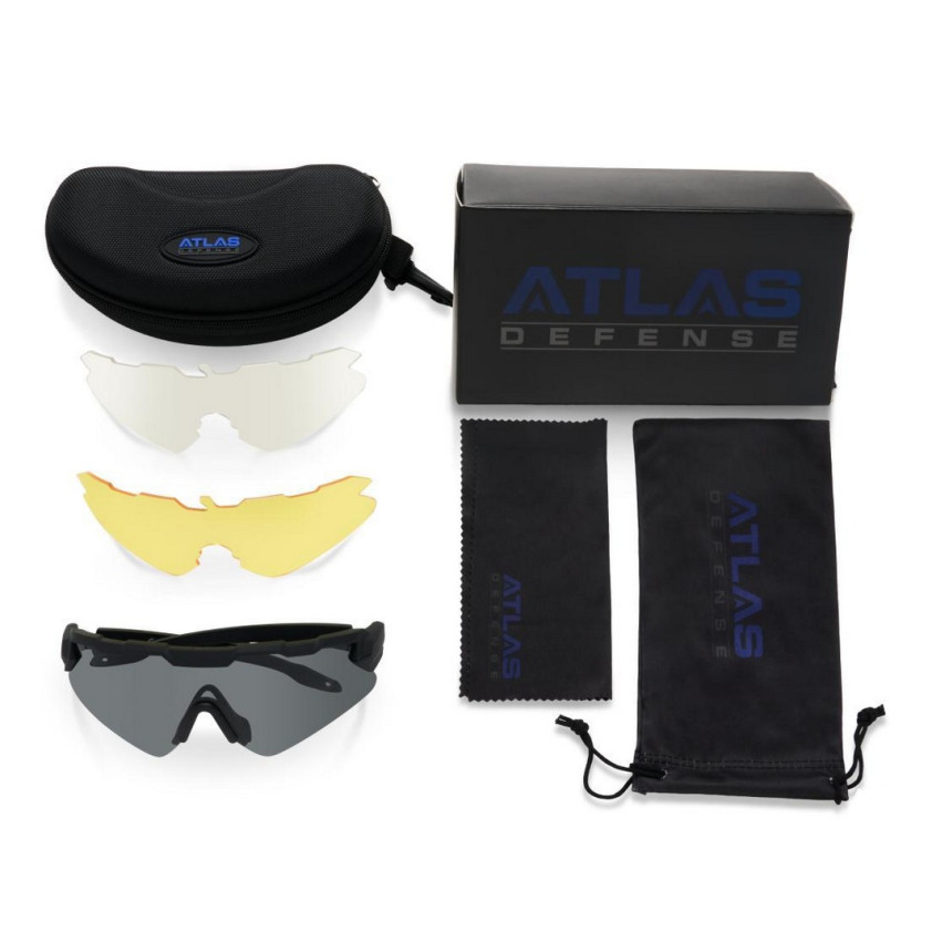 Atlas Defence – Ochelari Balistici - Attacker, kit 3 lentile Atlas Defence – Ochelari Balistici - Attacker, kit 3 lentile