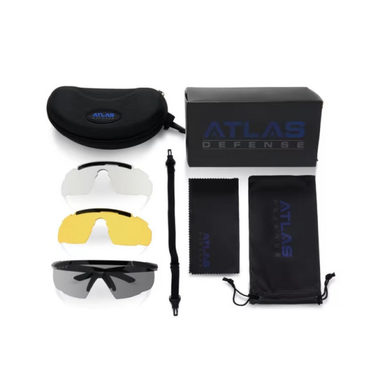 Atlas Defence – Ochelari Balistici - Stend Up, kit 3 lentile Atlas Defence – Ochelari Balistici - Stend Up, kit 3 lentile