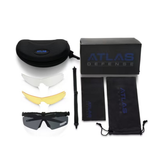 Atlas Defence – Ochelari Balistici - Training, kit 3 lentile Atlas Defence – Ochelari Balistici - Training, kit 3 lentile