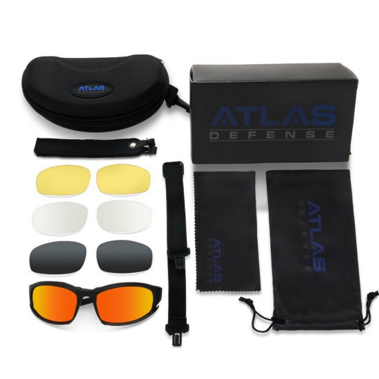Atlas Defence – Ochelari Balistici Urban, Kit 4 Lentile Atlas Defence – Ochelari Balistici Urban, Kit 4 Lentile