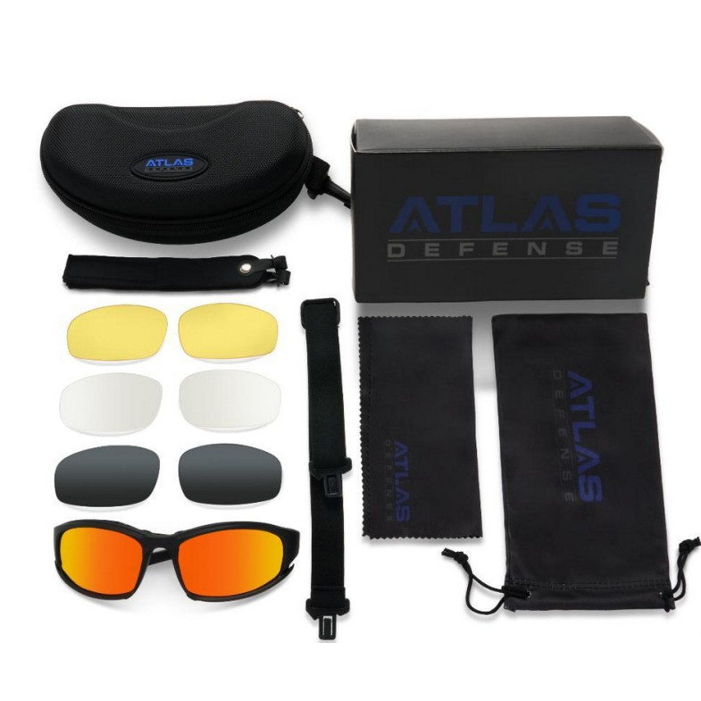 Atlas Defence – Ochelari Balistici Urban, Kit 4 Lentile Atlas Defence – Ochelari Balistici Urban, Kit 4 Lentile