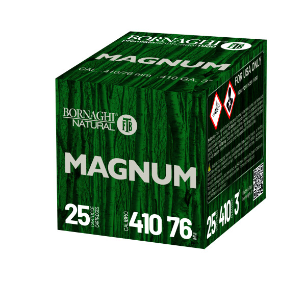 Cartus cu alice cal. 36/76, BORNAGHI 410 Magnum 19, 2.9 mm (5), 19 g Cartus cu alice cal. 36/76, BORNAGHI 410 Magnum 19, 2.9 mm (5), 19 g