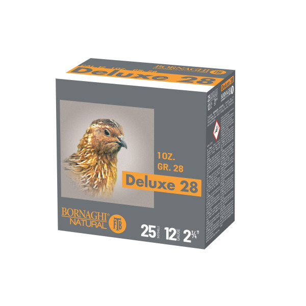 Cartus cu alice cal. 12/70, BORNAGHI Deluxe 28, 1.9 mm (10), 28 g Cartus cu alice cal. 12/70, BORNAGHI Deluxe 28, 1.9 mm (10), 28 g