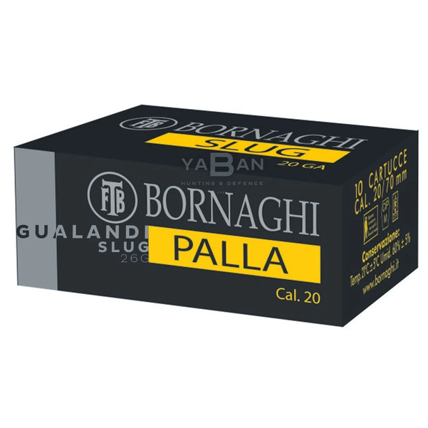 Proiectil unic cal. 20/70, BORNAGHI Slug, 26 g Proiectil unic cal. 20/70, BORNAGHI Slug, 26 g