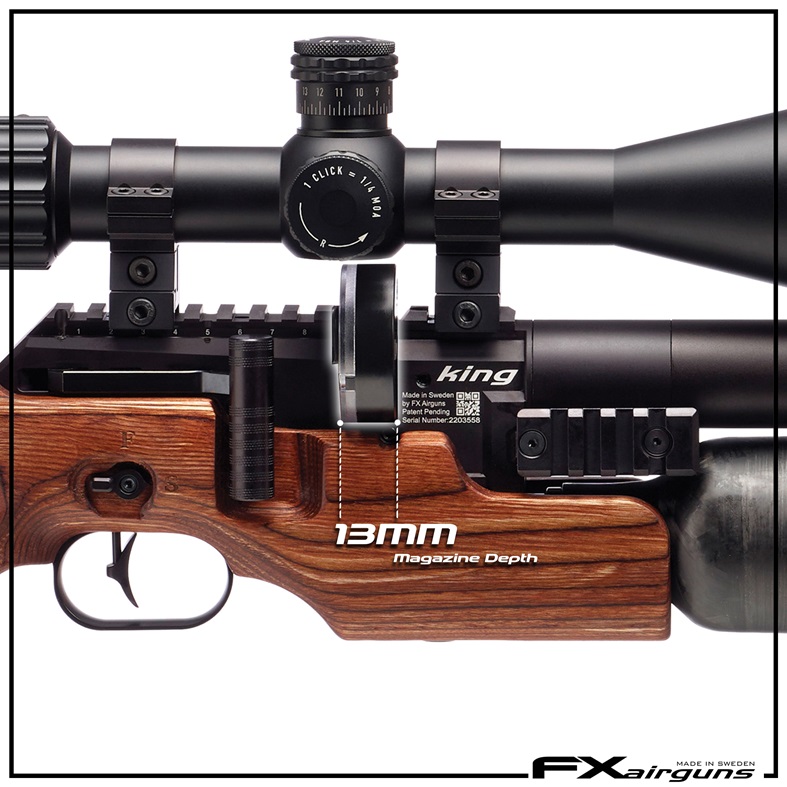 Arma cu aer comprimat cu regulator FX Airguns King 600 GRS Brown 