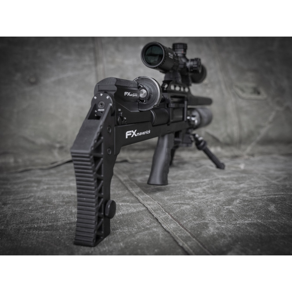 Arma cu aer comprimat cu regulator FX Maverick Black Sniper Arma cu aer comprimat cu regulator FX Maverick Black Sniper