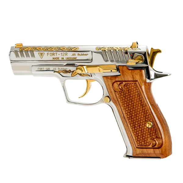 Pistol cu bile de cauciuc, personalizat, FORT 12R.03-2 - cal. .45 Rubber