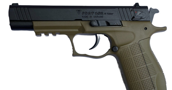 Pistol cu bile de cauciuc FORT 18R Coyote Frame - cal. .45 Rubber 18R ...
