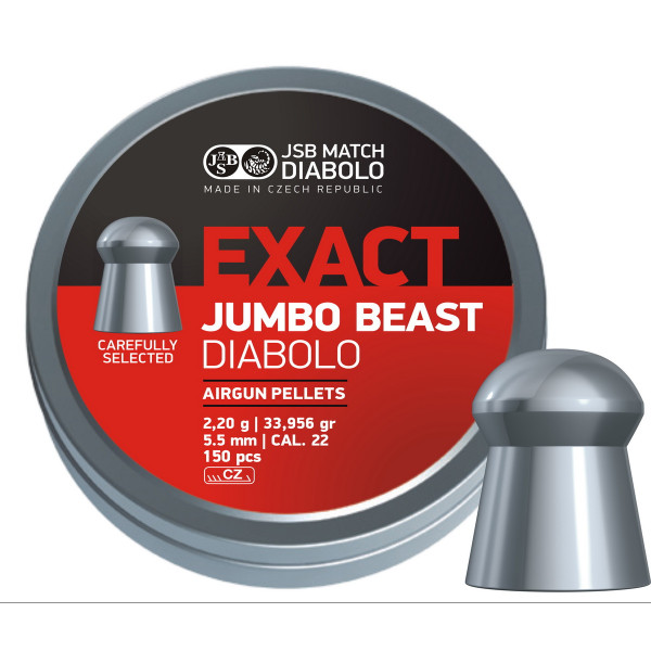 Cutie alice cal. 5.5 mm, JSB Exact Jumbo Beast (150 alice) Cutie alice cal. 5.5 mm, JSB Exact Jumbo Beast (150 alice)