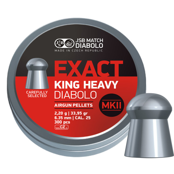 Cutie alice cal. 6.35 mm, JSB Exact King Heavy MKII Cutie alice cal. 6.35 mm, JSB Exact King Heavy MKII