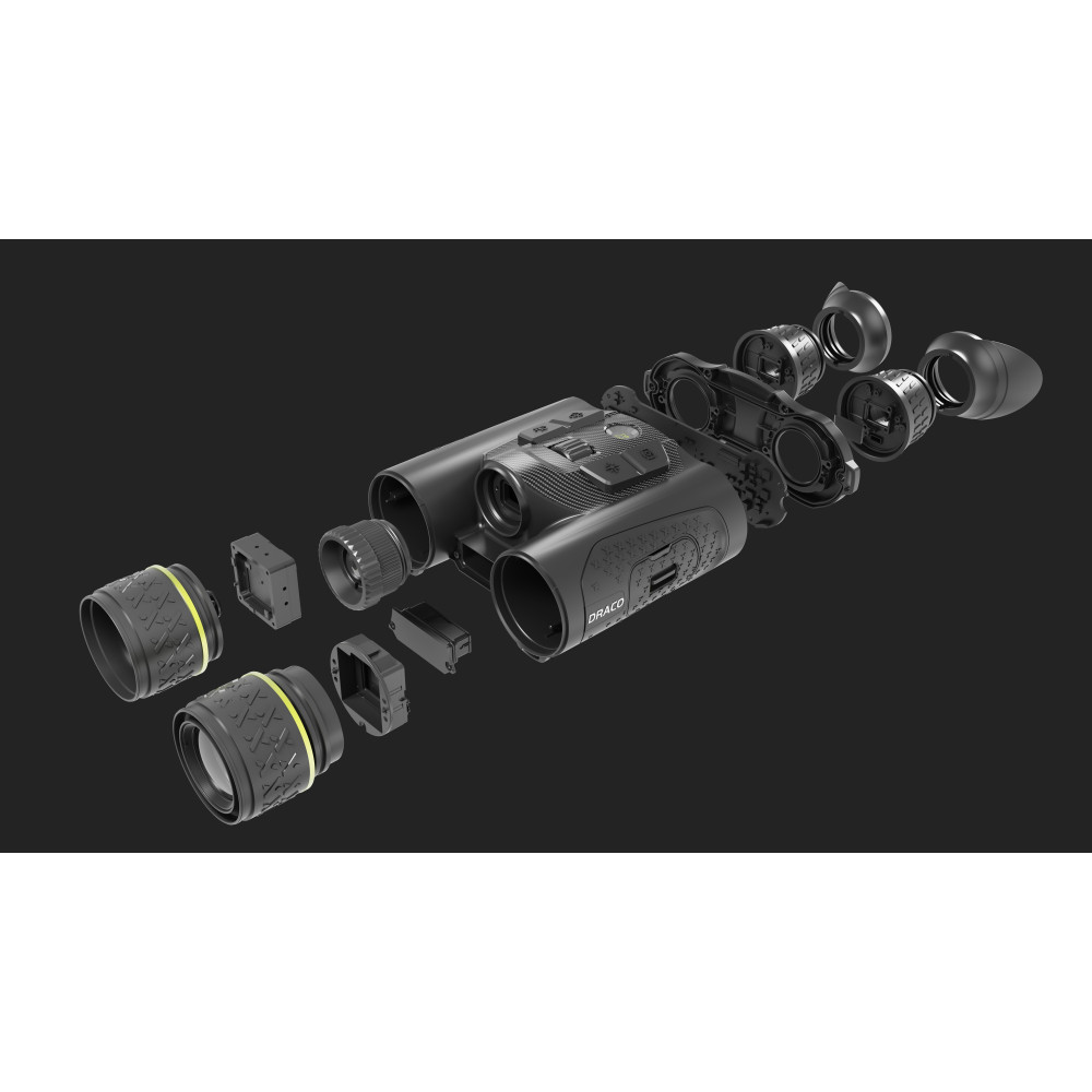 Binoclu cu Termoviziune si Night vision Pixfra Draco D635N-4K, 640*512, 35mm Binoclu cu Termoviziune si Night vision Pixfra Draco D635N-4K, 640*512, 35mm