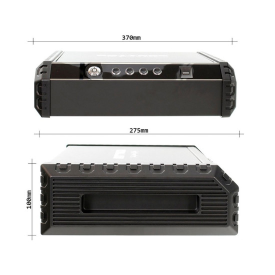 Caseta pistol Rottner Gunmaster XL, incuietoare biometrica, parola, cheie Caseta pistol Rottner Gunmaster XL, incuietoare biometrica, parola, cheie