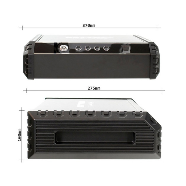Caseta pistol Rottner Gunmaster XL, incuietoare biometrica, parola, cheie Caseta pistol Rottner Gunmaster XL, incuietoare biometrica, parola, cheie