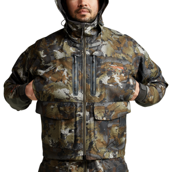 Geaca Sitka Delta Wading, camuflaj Waterfowl Timber Geaca Sitka Delta Wading, camuflaj Waterfowl Timber