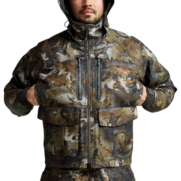 Geaca Sitka Delta Wading, camuflaj Waterfowl Timber Geaca Sitka Delta Wading, camuflaj Waterfowl Timber