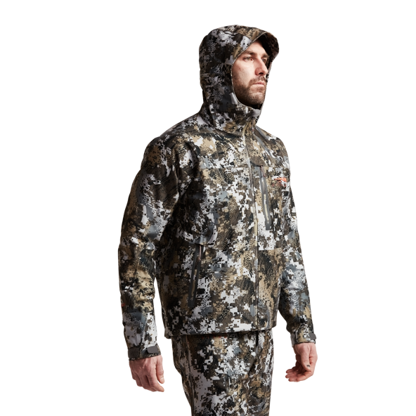 Geaca Sitka Downpour, camuflaj Optifade Elevated II Geaca Sitka Downpour, camuflaj Optifade Elevated II